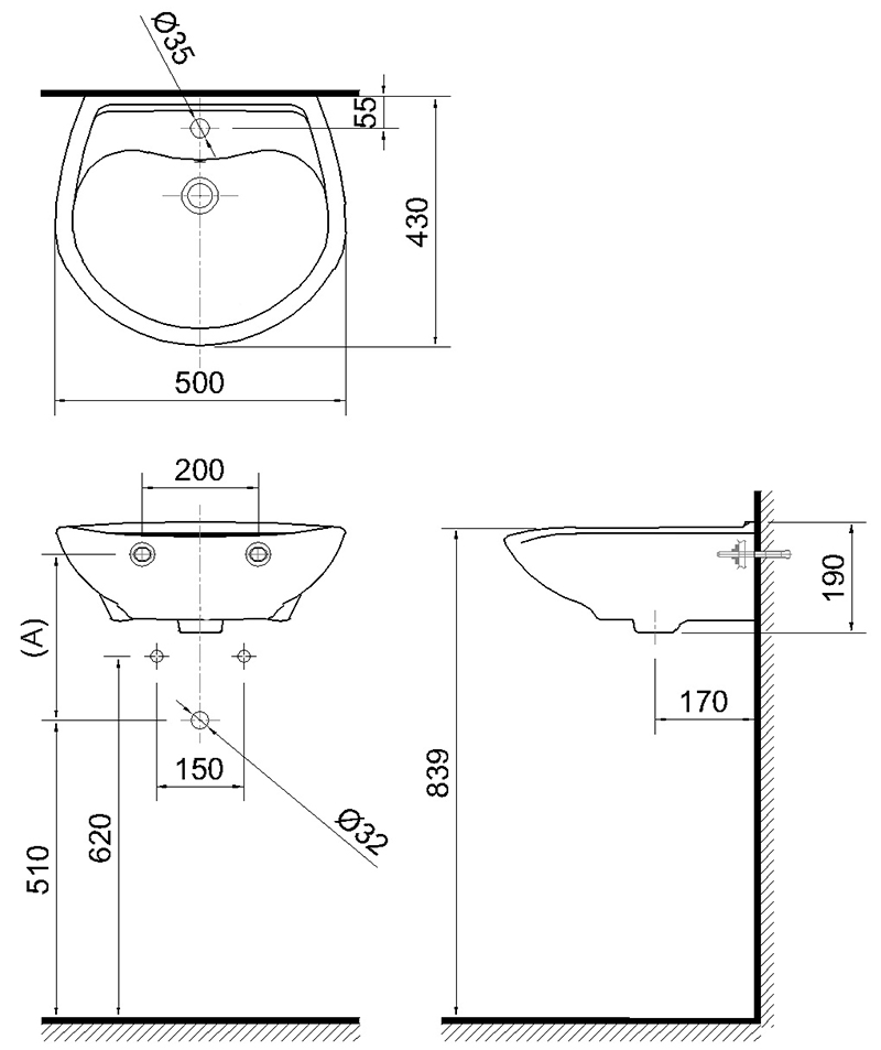 Gợi ý cách lựa chọn kích thước Lavabo theo tiêu chuẩn của phòng tắm 