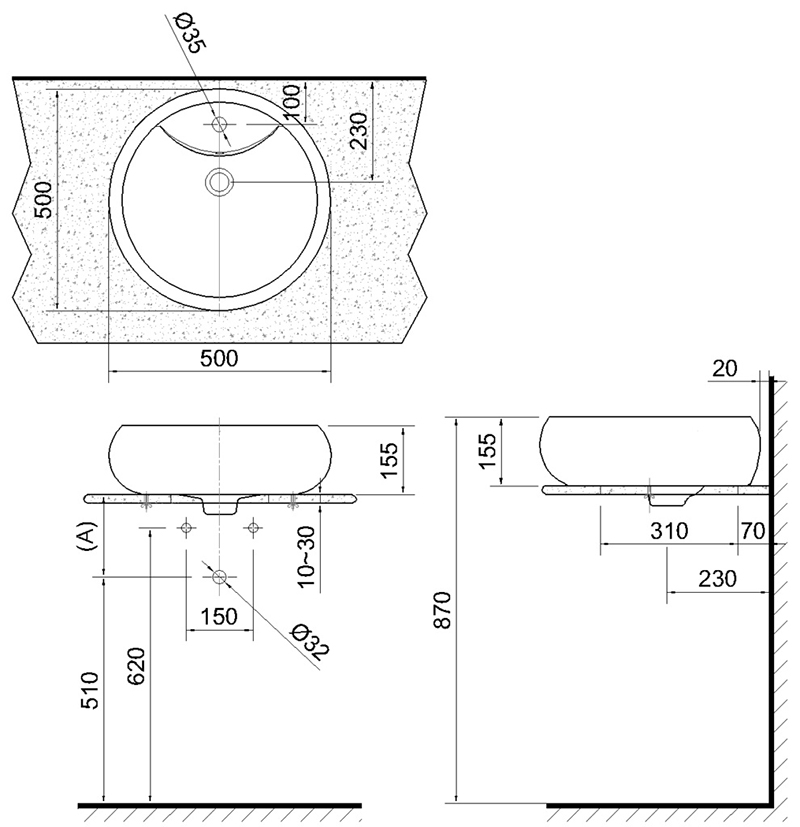 Gợi ý cách lựa chọn kích thước Lavabo theo tiêu chuẩn của phòng tắm 