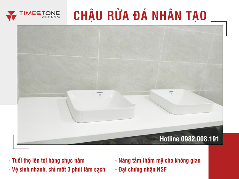 Chậu rửa đá nhân tạo